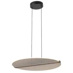   RÁBALUX 72483 NORAEL Modern Led Függesztett Lámpa Matt Fekete IP20