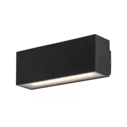   RÁBALUX 77075 MATARO Modern Kültéri Fali Lámpa Fekete IP44