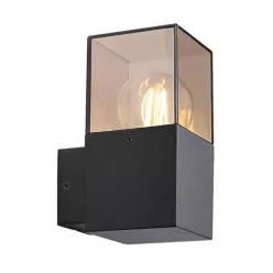   RÁBALUX 77080 LOANDA Modern Kültéri Fali Lámpa Fekete E27 IP44