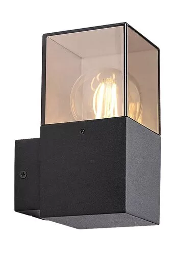 RÁBALUX 77080 LOANDA Modern Kültéri Fali Lámpa Fekete E27 IP44