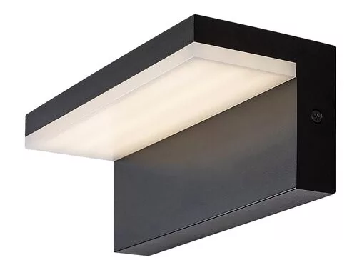 RÁBALUX 77092 ZARAGOZA Modern Kültéri Fali Lámpa Fekete IP44