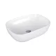 Eros SMILE 3 - PULTRA ültethető - Top Counter - porcelán mosdó - 46,5 x 32,5 x 13 cm