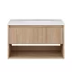 TMP SLIM STRIPE 60 fali függesztett fürdőszobabútor - SKY E-8099-60 porcelán mosdóval - 61 x 46 cm