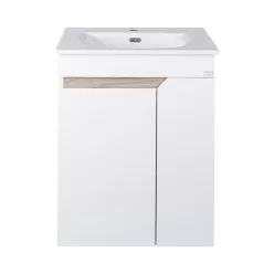   TMP VISION LONG 60 fali függesztett fürdőszobai bútor - SKY E-8099-60 mosdóval- 61 x 46 x 74 cm