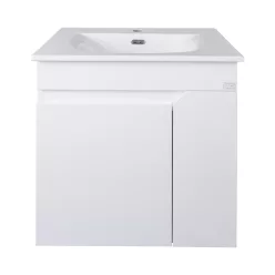   TMP VISION 60 fali függesztett fürdőszobai bútor - SKY E-8099-60 porcelán mosdóval - 61 x 46 x 56 cm