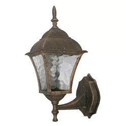   RÁBALUX 8392 TOSCANA Klasszikus Kültéri Fali Lámpa Antik Arany E27 IP44