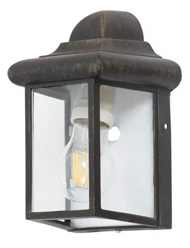 RÁBALUX 8754 NORVICH Klasszikus Kültéri Fali Lámpa Antik Arany E27 IP44