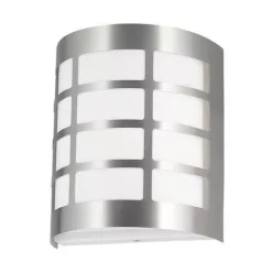   RÁBALUX 8799 SEVILLA Modern Kültéri Fali Lámpa Szatin Króm E27 IP44