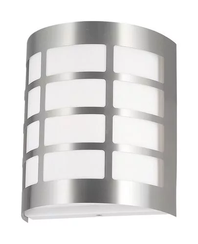 RÁBALUX 8799 SEVILLA Modern Kültéri Fali Lámpa Szatin Króm E27 IP44