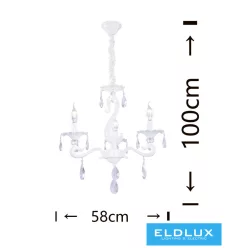 ELDLUX A15-3  Klasszikus Csillár  IP20