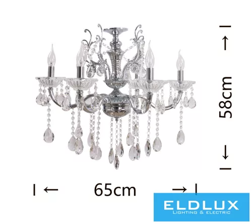 ELDLUX A18-A Kristály Csillár IP20