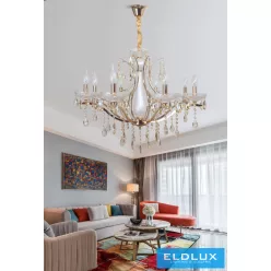 ELDLUX A60-8 Kristály Csillár IP20
