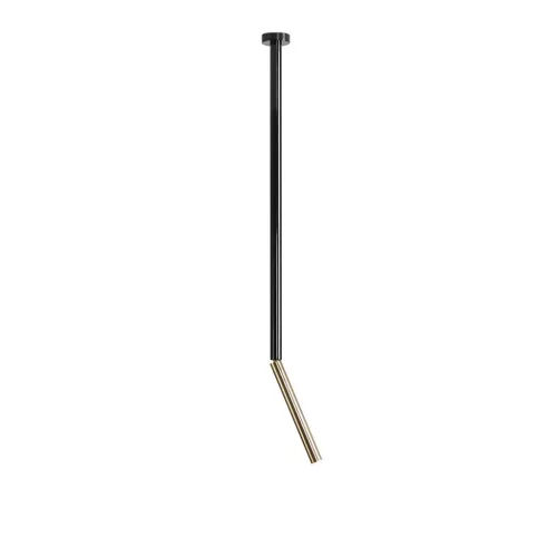 ALDEX 1067PL_G1_L STICK Hengeres Mennyezeti Lámpa Fekete, Arany G9 IP20