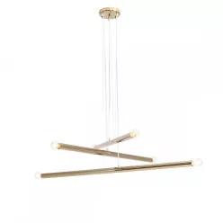   ALDEX 1072K30 TUBO Modern Led Függesztett Lámpa Arany E14 IP20