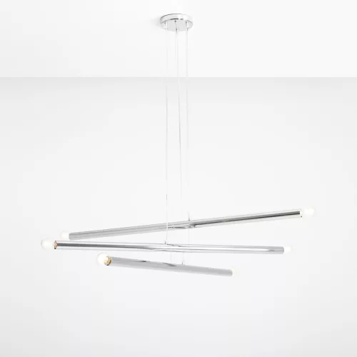 ALDEX 1072K4 TUBO Modern Led Függesztett Lámpa Króm E14 IP20