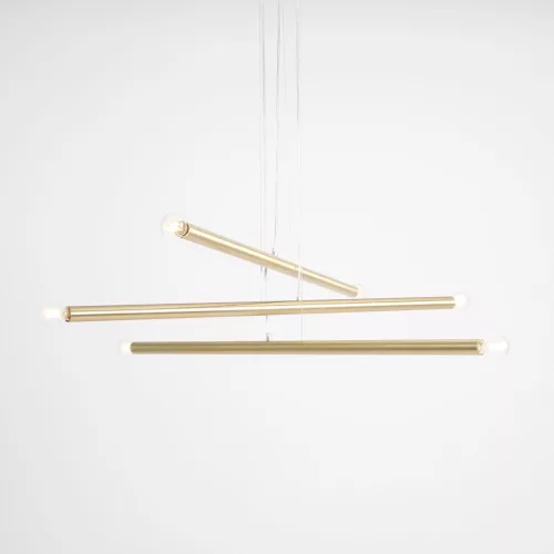 ALDEX 1072K40 TUBO Modern Led Függesztett Lámpa Sárgaréz E14 IP20