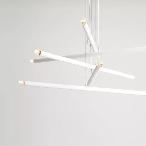 ALDEX 1072M TUBO Modern Led Függesztett Lámpa Fehér E14 IP20
