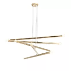  ALDEX 1072M30 TUBO Modern Led Függesztett Lámpa Arany E14 IP20