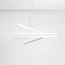   ALDEX 1072P TUBO Modern Led Függesztett Lámpa Fehér E14 IP20