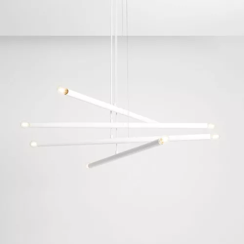 ALDEX 1072P TUBO Modern Led Függesztett Lámpa Fehér E14 IP20