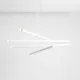 ALDEX 1072P TUBO Modern Led Függesztett Lámpa Fehér E14 IP20
