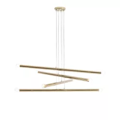   ALDEX 1072P30 TUBO Modern Led Függesztett Lámpa Arany E14 IP20