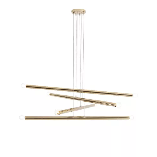 ALDEX 1072P30 TUBO Modern Led Függesztett Lámpa Arany E14 IP20