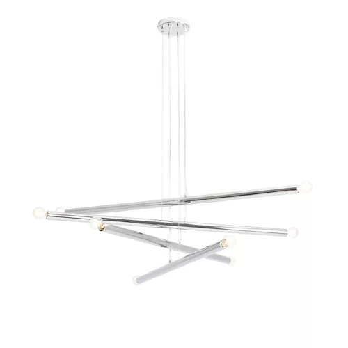 ALDEX 1072P4 TUBO Modern Led Függesztett Lámpa Króm E14 IP20