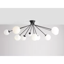   ALDEX 1082PL_M1 HOLM Mennyezeti Csillár Fehér, Fekete E14 IP20