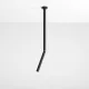 ALDEX 1084PL_G1_M STICK Hengeres Mennyezeti Lámpa Fekete G9 IP20