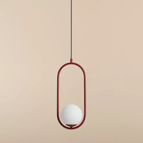 ALDEX 1086G15 RIVA Glamour Függesztett Lámpa Piros E14 IP20