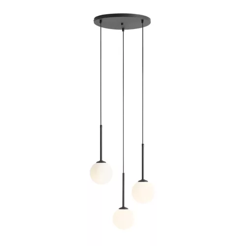 ALDEX 1087E1_R BOSSO Többágú Függesztett Lámpa Fekete E14 IP20