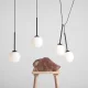 ALDEX 1087L1 BOSSO Modern Led Függesztett Lámpa Fekete E14 IP20