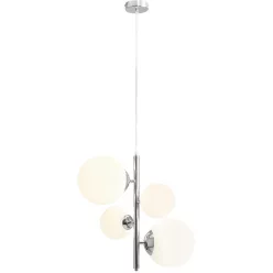   ALDEX 1091L4 BLOOM Modern Függesztett Lámpa Fehér, Króm E14/E27 IP20
