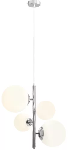ALDEX 1091L4 BLOOM Modern Függesztett Lámpa Fehér, Króm E14/E27 IP20