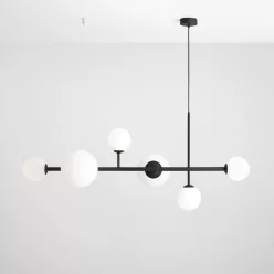   ALDEX 1092K1 DIONE Modern Függesztett Lámpa Fehér, Fekete IP20