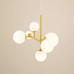   ALDEX 1092K14 DIONE Modern Függesztett Lámpa Sárga E27 IP20