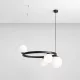 ALDEX 1099L1_R GARDA Modern Függesztett Lámpa Fekete E14/E27 IP20