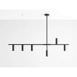   ALDEX 1104K1 TREVEO Többágú Függesztett Lámpa Fekete GU10 mini IP20