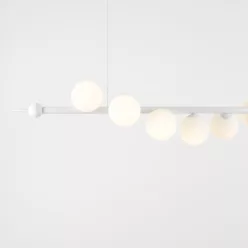ALDEX 1115T WAVE Modern Függesztett Lámpa Fehér E14 IP20