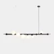 ALDEX 1115T1 WAVE Modern Led Függesztett Lámpa Fekete E14 IP20