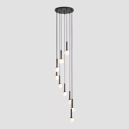 ALDEX 1117N1 RIU Hengeres Függesztett Lámpa Fekete G9 IP20
