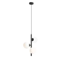   ALDEX 1120E1_S FIN Glamour Függesztett Lámpa Fekete E14 IP20