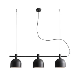   ALDEX 976E_1 BERYL Többágú Függesztett Lámpa Fekete E27 IP20