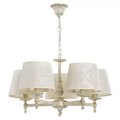   ALFA 18535 ROKSANA Provence Csillár Fehér, Shabby chic E14 IP20