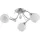 ALFA 21523 LIVIA Mennyezeti Csillár Fehér, Átlátszó, Ezüst E14 IP20