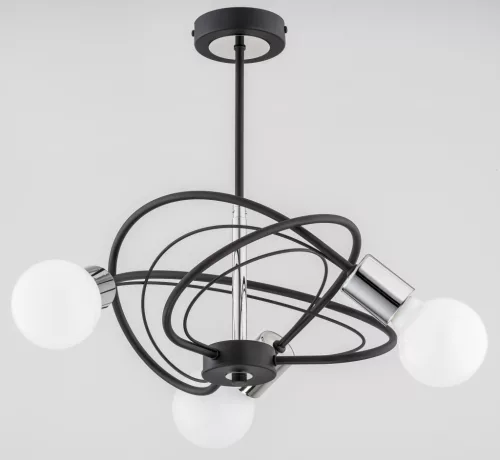 ALFA 25883 LUER Glamour Csillár Króm, Fekete, Ezüst E27 IP20