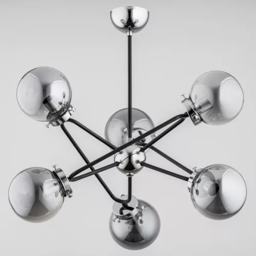 ALFA 27706 GALAXY Glamour Csillár Króm, Fekete, Ezüst E14 IP20