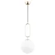 ALFA 61236 VAVIL Modern Led Függesztett Lámpa Arany E27 IP20