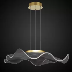 függesztett lámpa arany színű vázzal és fém testtel beltéri használatra altavola_design-la101-p2-gold - moretti.hu